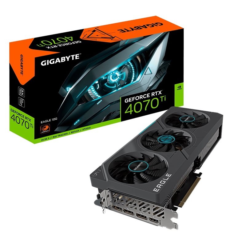 Gigabyte (Outlet) GeForce RTX 4070 Ti EAGLE -näytönohjain, 12GB GDDR6X