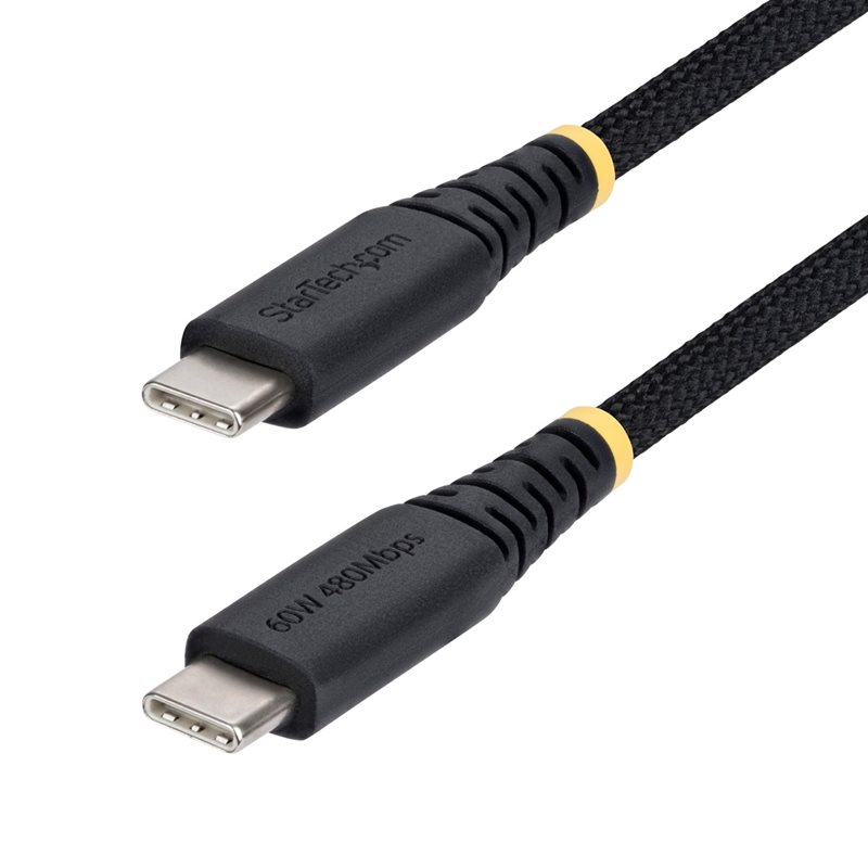 StarTech.com 2.0 USB-C -kaapeli, PD 60W, 2m, musta