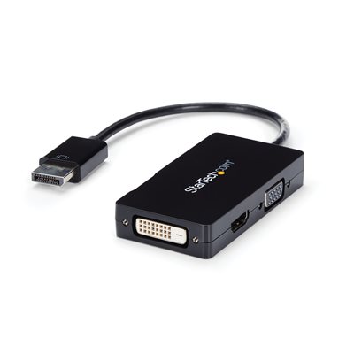 StarTech.com DisplayPort -> VGA/DVI/HDMI -adapteri, musta