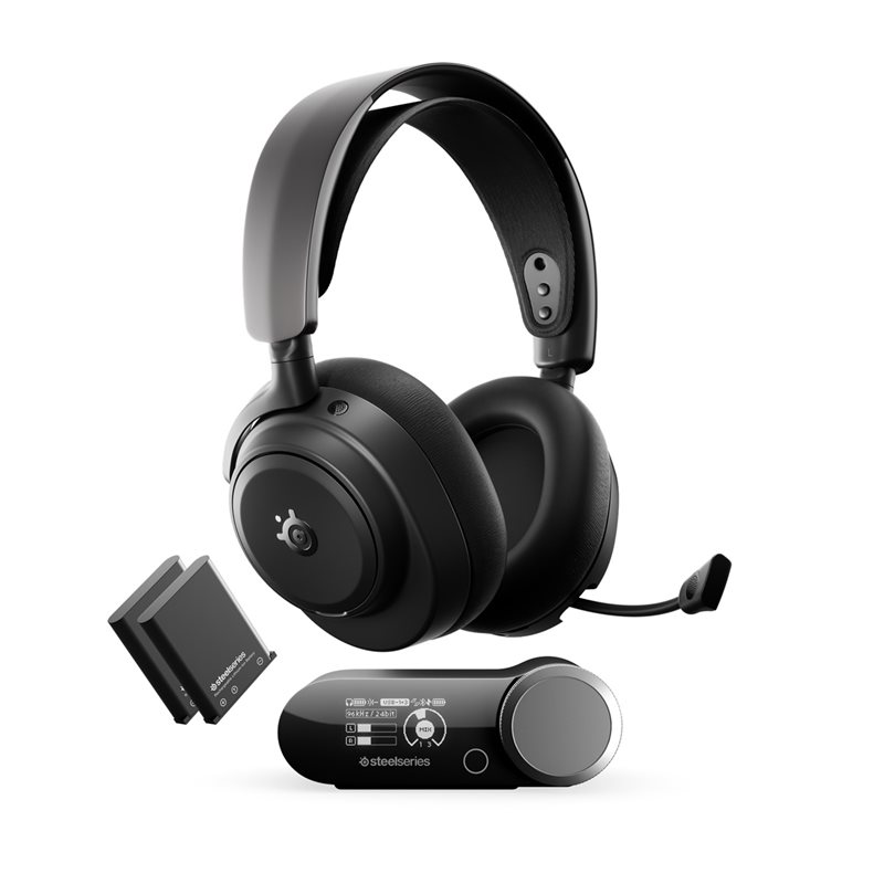 SteelSeries (Outlet) Arctis Nova Pro Omni, pelikuulokkeet mikrofonilla, musta