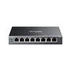TP-Link Omada ES208GP, 8-porttinen Gigabit PoE+ -kytkin, 64W, musta