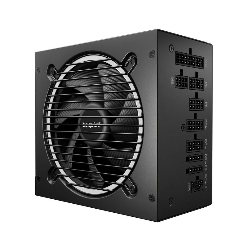 be quiet! 850W Pure Power 13 M, ATX-virtalähde, 80 Plus Gold, musta