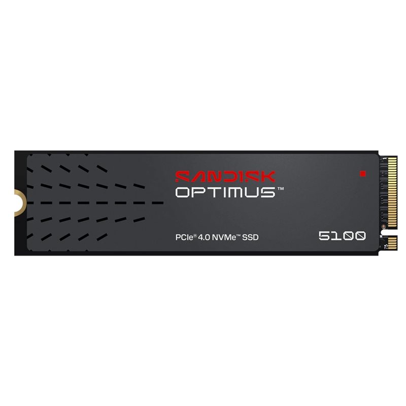 Sandisk 4TB Optimus 5100 NVMe SSD -levy, M.2 2280, PCIe 4.0 x4, 6900/6700 MB/s