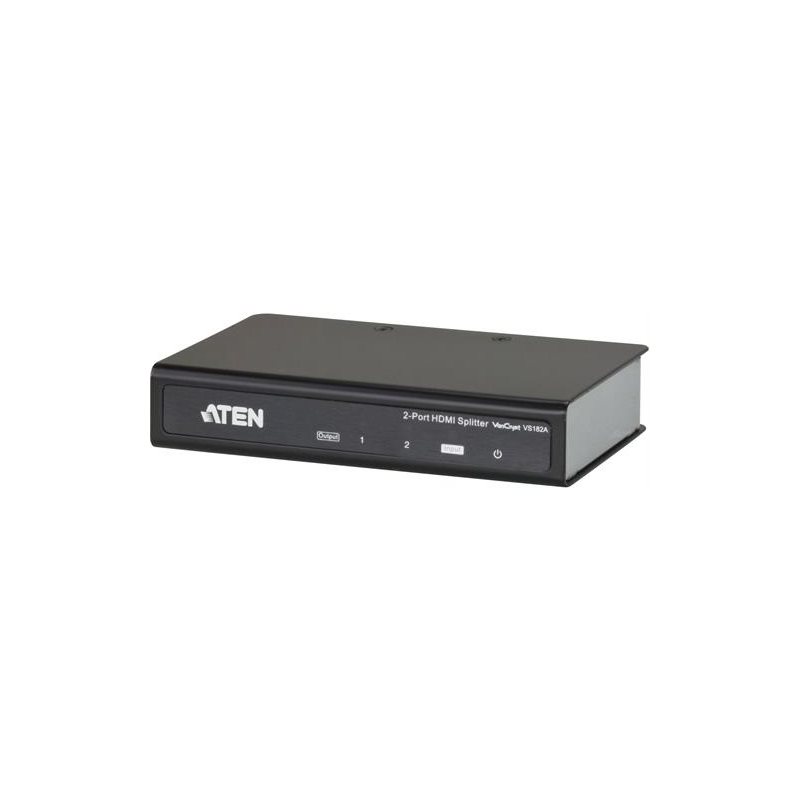 Aten HDMI-jakaja kahdelle monitorille, 4K UHD, musta
