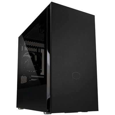 Cooler Master Silencio S400, ikkunallinen minitornikotelo, musta