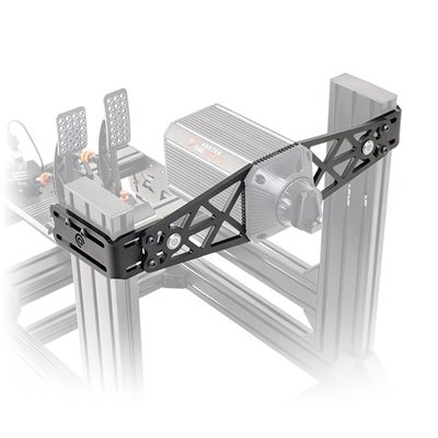 Asetek SimSports Front Mount -kiinnitysrauta, musta