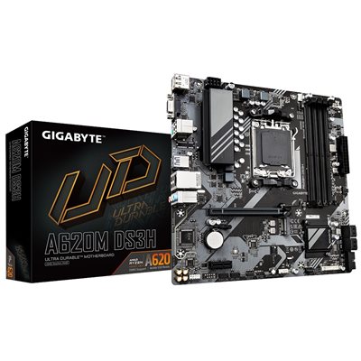 Gigabyte A620M DS3H, mATX-emolevy