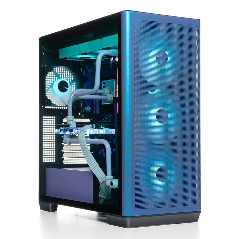 Jimm's Liquid Builds - Blue Ice, nestejäähdytetty tietokone (Esittelymalli! Norm. 4999€)
