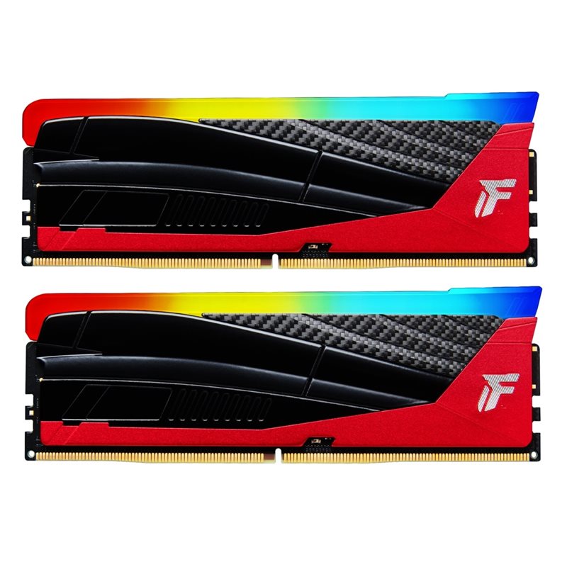 Kingston 48GB (2 x 24GB) FURY Renegade RGB Limited Edition, DDR5 8000MHz, CL36, 1.45V, musta/punainen