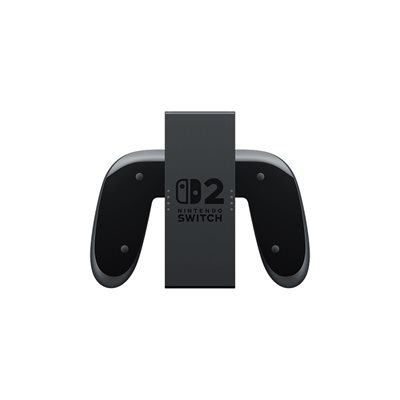 Nintendo Joy-Con 2 Charging Grip -latauskahva Switch 2:lle, musta/läpikuultava