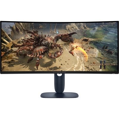 Dell 34" Alienware AW3425DWM, kaareva 180Hz -pelimonitori, musta