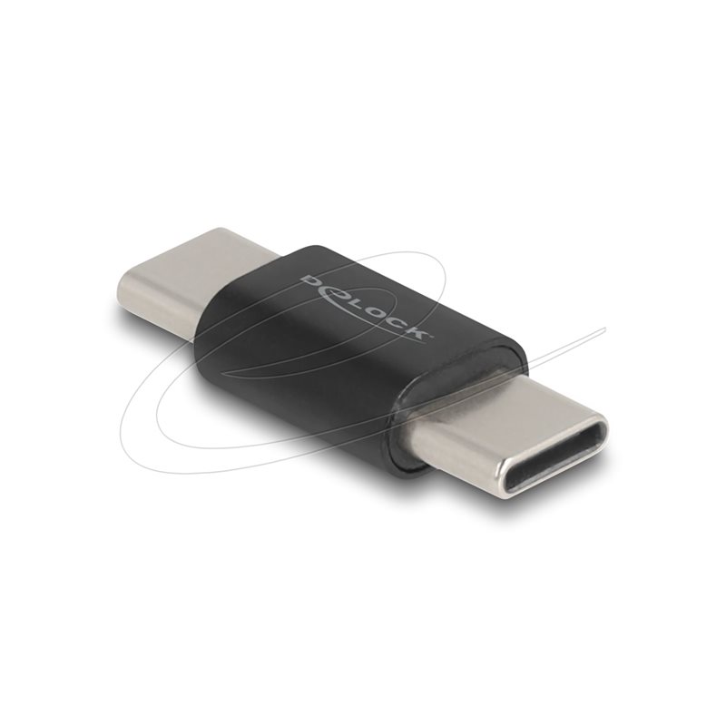 DeLock 3.2 Gen2 USB-C uro-uros -adapteri, 10 Gbps, PD3.0 60W, musta