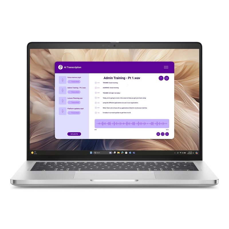 Dell 14" PRO 14 PLUS, kannettava tietokone, hopea