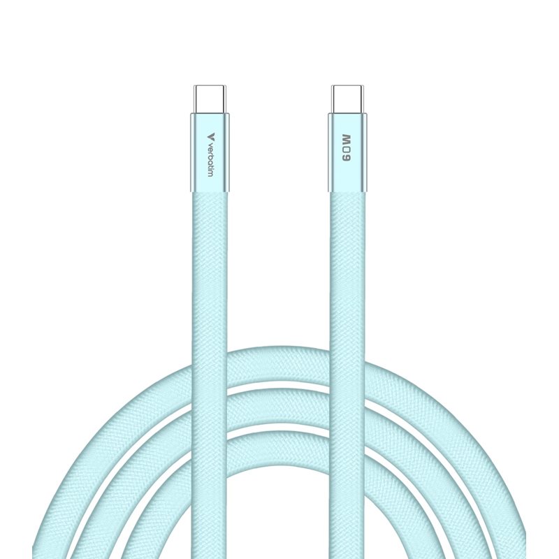 Verbatim 2.0 USB-C -kaapeli, PD3.0 60W, 1,2m, sininen