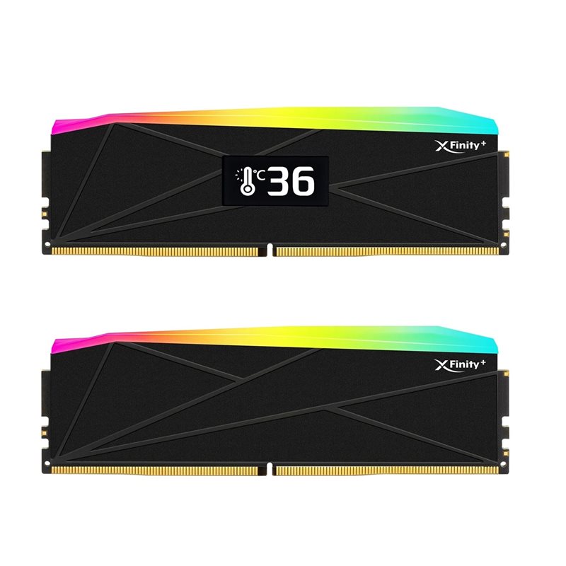 v-color 32GB (2 x 16GB) Manta XFinity+ aRGB, DDR5 6000MHz, CL30, 1.35V, musta