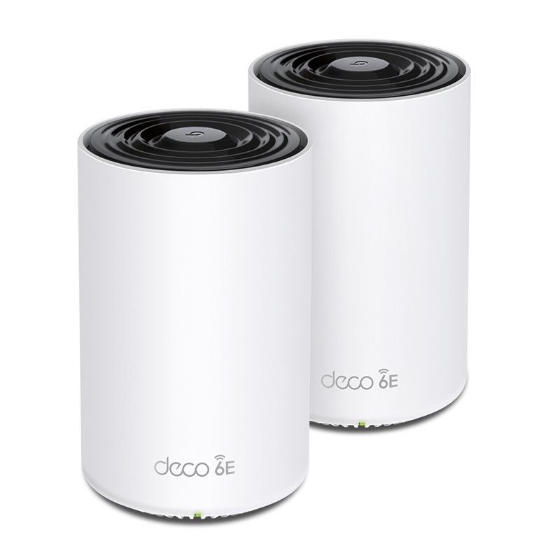 TP-Link Deco XE75, Tri-Band AXE5400 Wi-Fi 6E Mesh -järjestelmä, 802.11ax, 2kpl, valkoinen