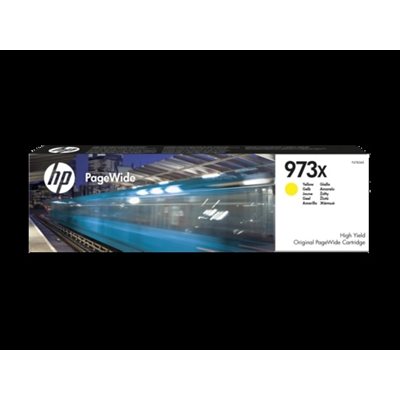 HP No 973X keltainen, PageWide mustepatruuna