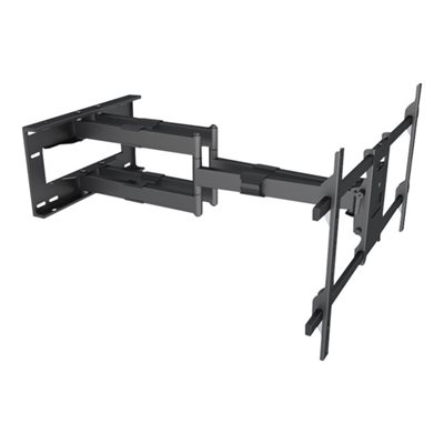 Multibrackets 50-86" M Universal Long Reach Arm 910mm HD Dual, -seinäteline näytölle, musta