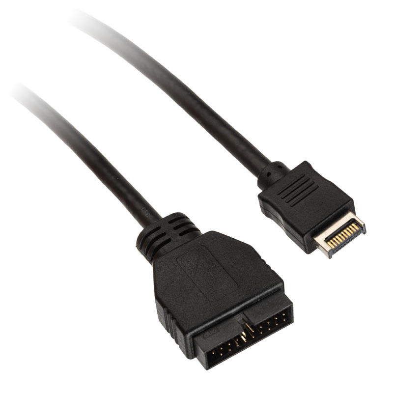 Kolink Sisäinen USB 3.1 Type C -> USB 3.0 -adapterikaapeli, 25cm, musta (Tarjous! Norm. 8,90€)