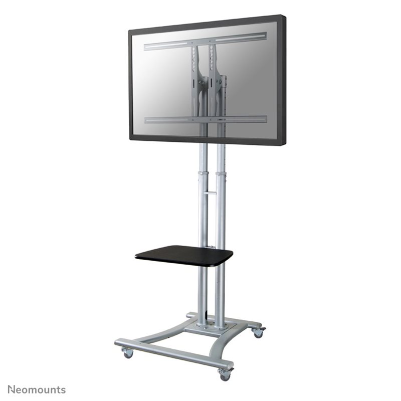 Neomounts by Newstar PLASMA-M1800E floor stand, liikuteltava monitorin/television lattiateline, hopea