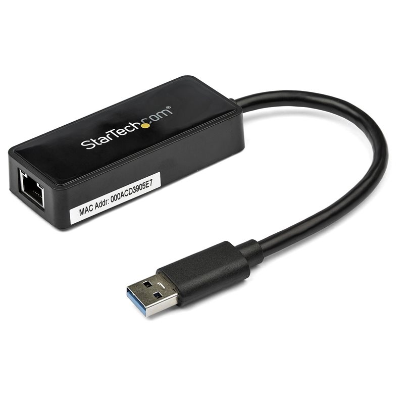 StarTech.com USB 3.0 -> Gigabit Ethernet -adapteri USB-portilla, musta