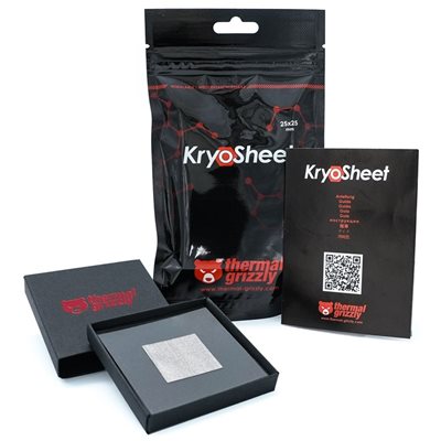 Thermal Grizzly KryoSheet thermal pad - 25 x 25 mm