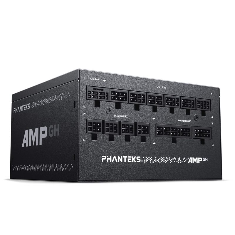 Phanteks 1000W AMP GH - Black, ATX-virtalähde, 80 Plus Platinum, musta