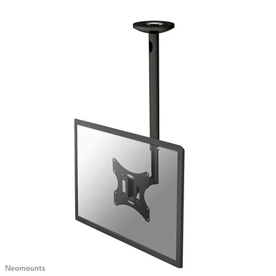 Neomounts 10-40" Flat Screen Ceiling Mount, -kattoteline 60-85cm laskulla, musta