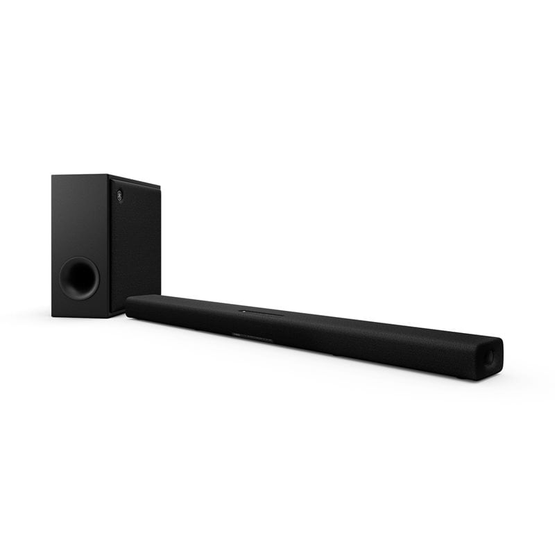 Yamaha SR-X50A True X SoundBar langattomalla subwooferilla, Dolby Atmos, musta