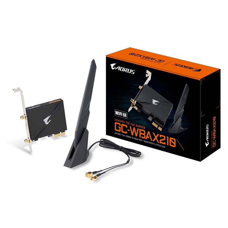 Gigabyte (Outlet) GC-WBAX210, Wi-Fi 6E AX210 -verkkokortti