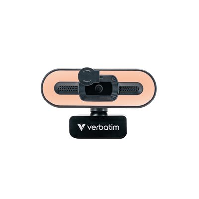 Verbatim AWC-02 Autofocus FullHD -verkkokamera, valolla, 1080p, musta