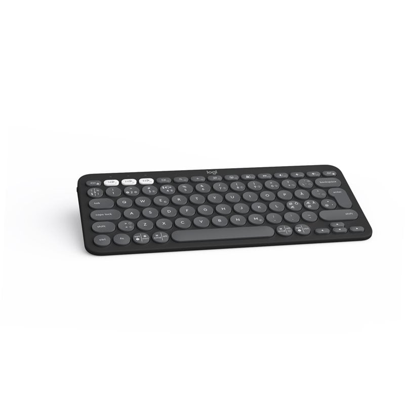 Logitech (Outlet) Pebble 2 - K380s, langaton näppäimistö, grafiitinharmaa