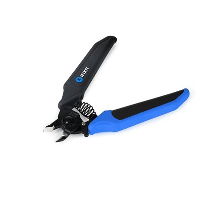 iFixit Mandible Flush Cutters, tasaleikkaavat sivuleikkurit, musta/sininen
