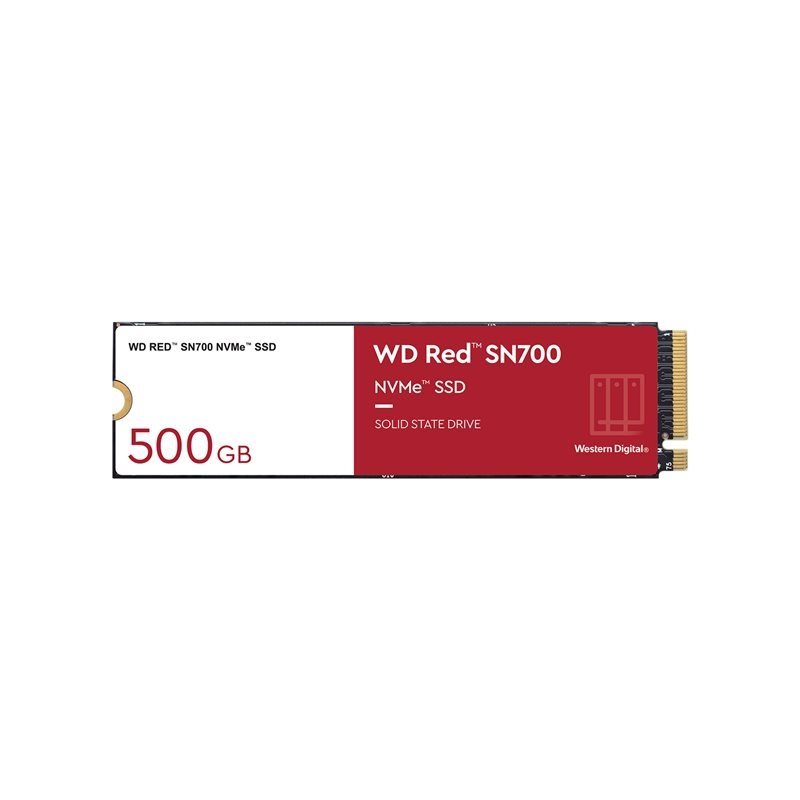 Western Digital (Outlet) 500GB WD Red SN700 NVMe SSD -levy, M.2 2280, PCIe 3.0 x4, 3430/2600 MB/s