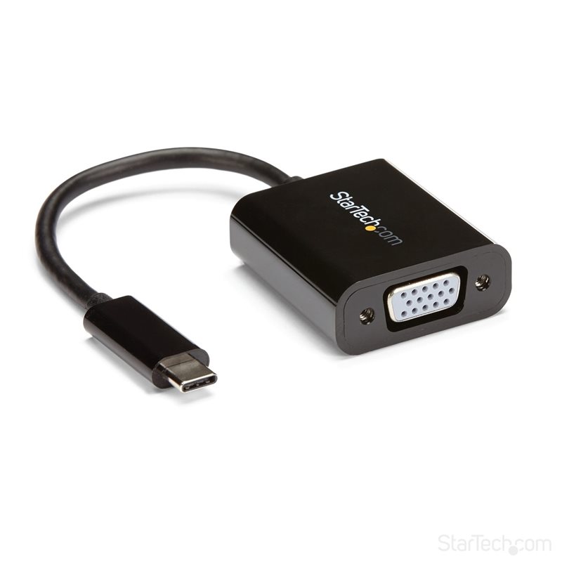 StarTech.com USB-C - VGA -adapteri, musta