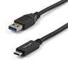 StarTech.com 3.2 Gen2 USB-C -> USB-A -kaapeli, 0,5m, musta