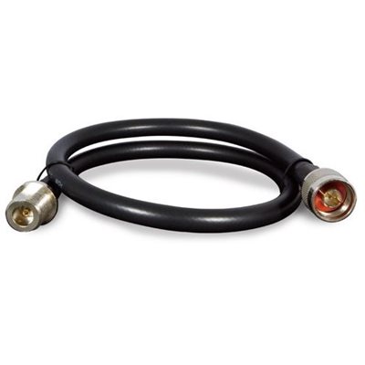 Planet WLAN N(M) -> N(F) -välikaapeli, 60cm, musta