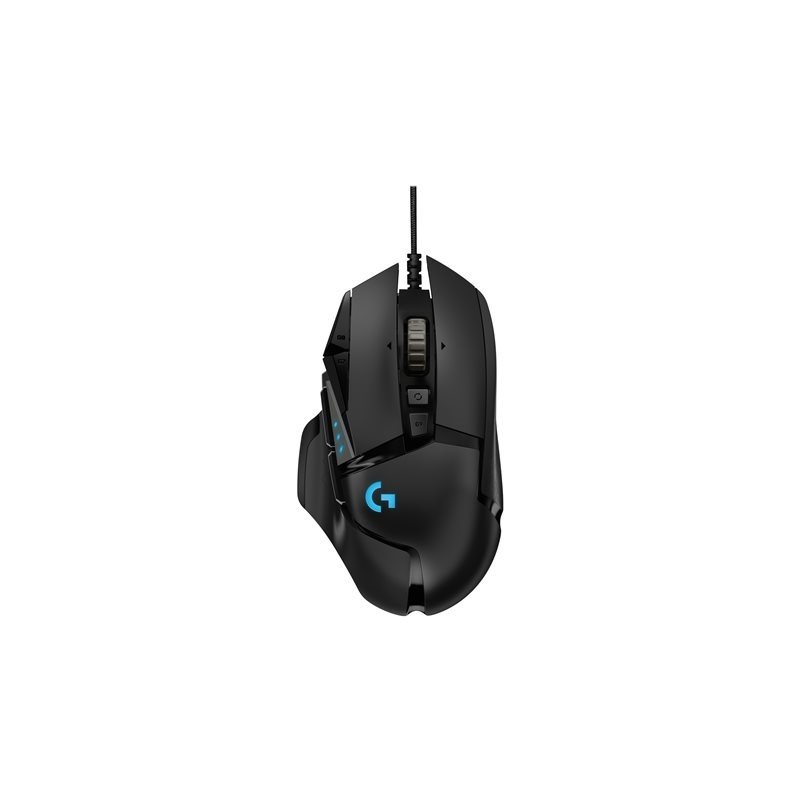 Logitech (Outlet) G502 HERO, optinen pelihiiri, 25 000 dpi, musta