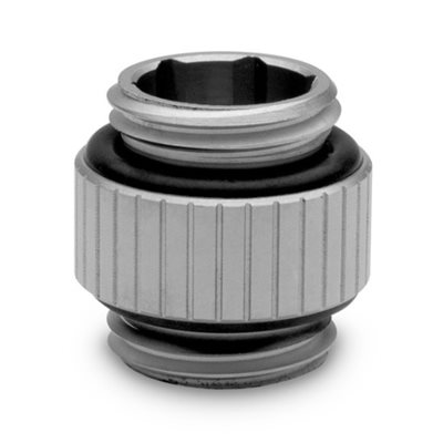 EK-Waterblocks EK-Quantum Torque Micro Extender Static MM 7 - Satin Titanium -jatkopala