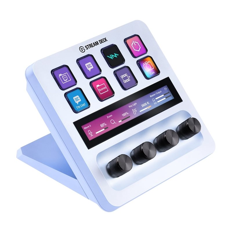Elgato Stream Deck + -hallintapaneeli, valkoinen
