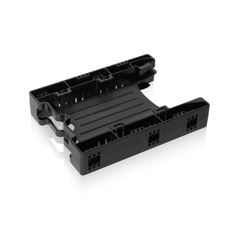 ICY DOCK EZ-Fit Lite 2x 2.5" HDD/SSD -asennuskehys 3.5" levypaikkaan, musta