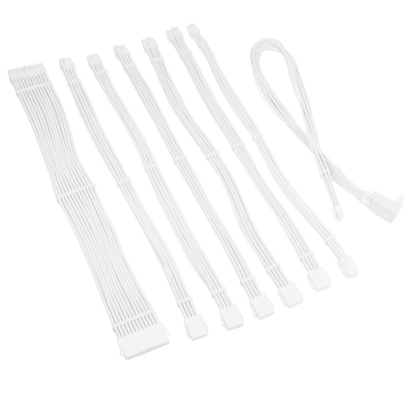 Kolink (Outlet) Core Pro Braided Cable Extension Kit 12V-2x6 Type 1 - Brilliant White