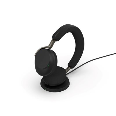 Jabra Evolve3 75 MS, langaton kuulokemikrofoni lataustelakalla, USB-A, musta