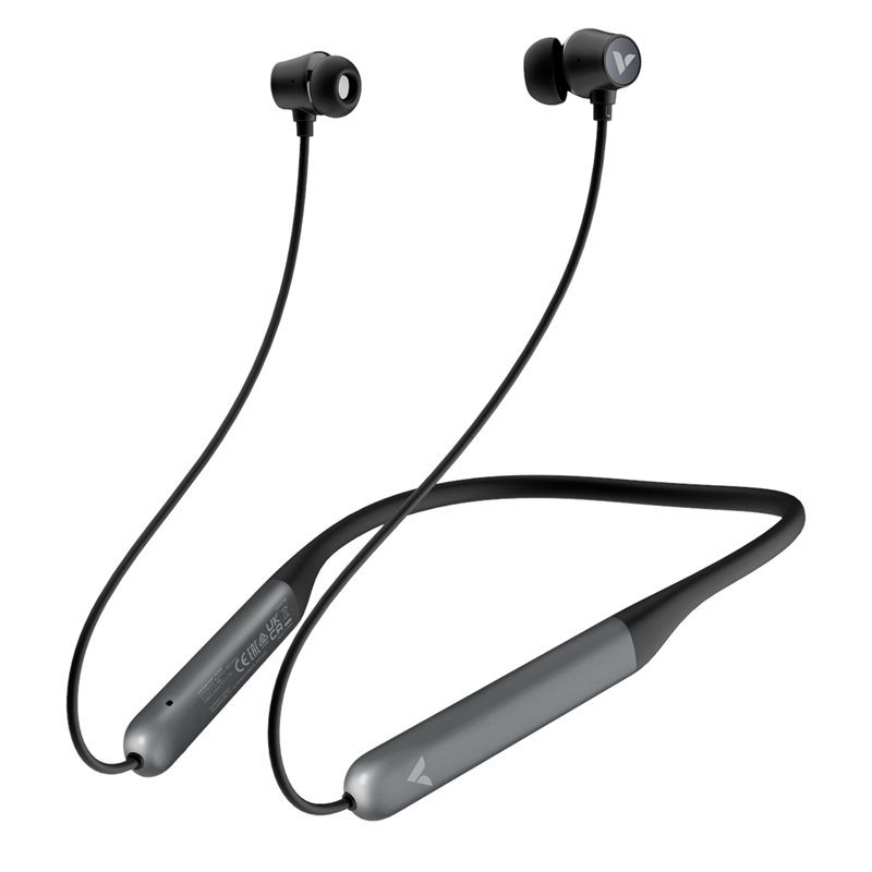 Verbatim TruSound ANC Neckband -korvakuulokkeet, Bluetooth 5.4, musta