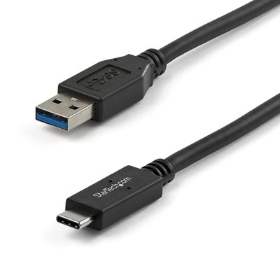 StarTech.com 3.2 Gen2 USB-C -> USB-A -kaapeli, 1m, musta