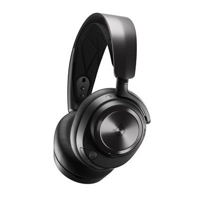 SteelSeries Arctis Nova Pro Wireless, langattomat pelikuulokkeet mikrofonilla, musta