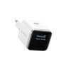 Anker 45W Nano Smart Display Charger, GaN-verkkovirtalaturi näytöllä, USB-C, valkoinen
