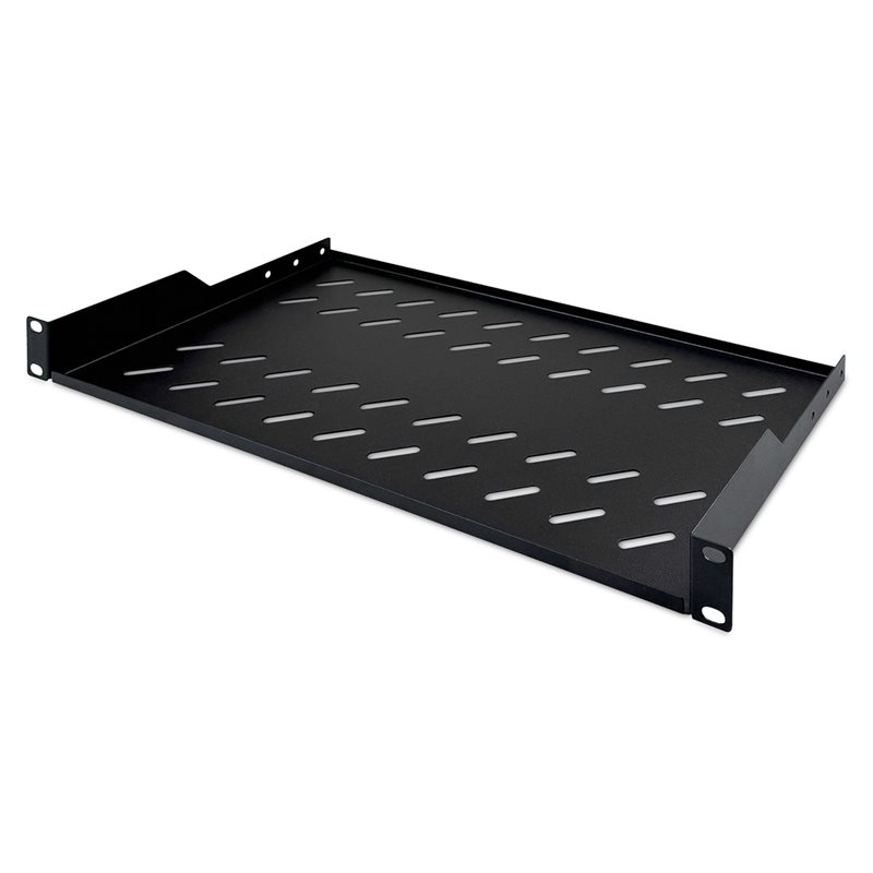 Digitus 1U hylly, 19", musta