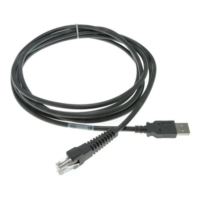 Zebra USB-A -> RJ45 -adapterikaapeli, 2,1m, musta