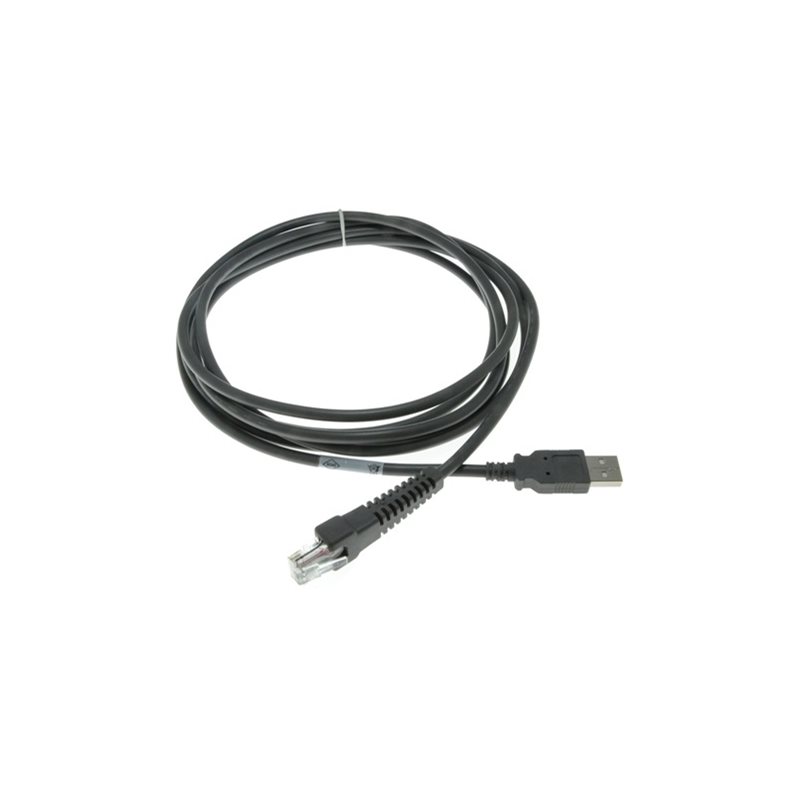 Zebra USB-A -> RJ45 -adapterikaapeli, 2,1m, musta